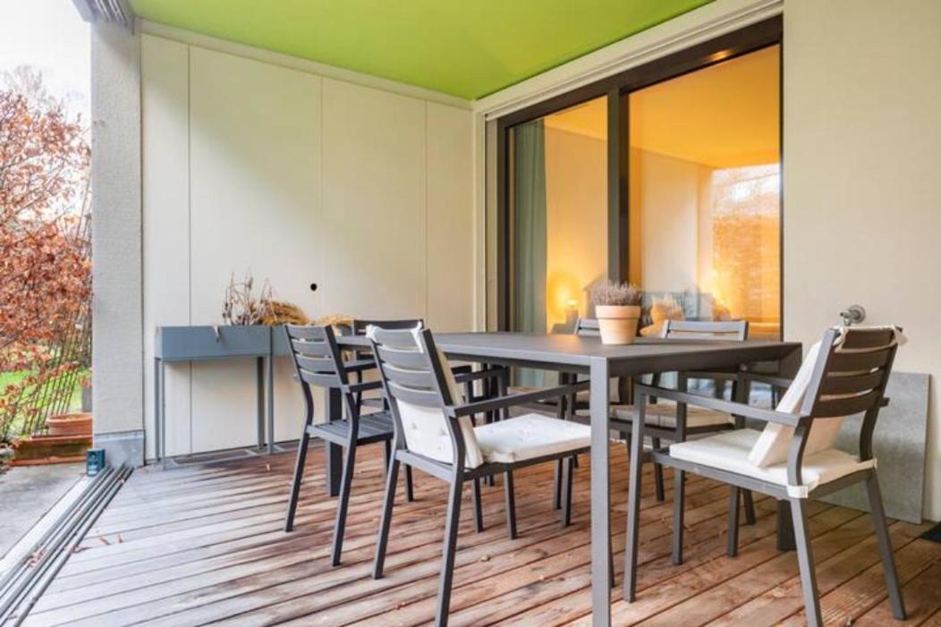 ציריך Luxus Wohnung Mit Garten מראה חיצוני תמונה